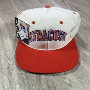 VTG Syracuse Orange Snapback Hat College NWT NCAA Universal Beige Orange Cap